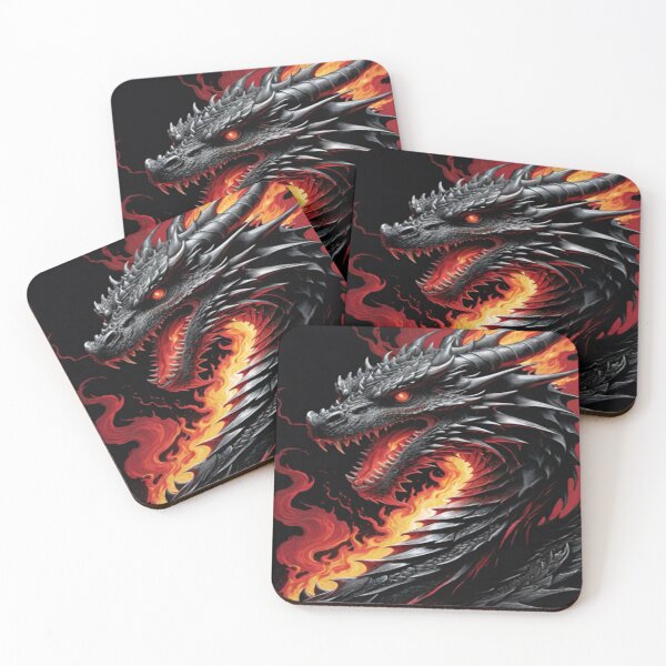 Item preview, Here's a monster Fire dragon design illustration  designed and sold by BottleShip2003.