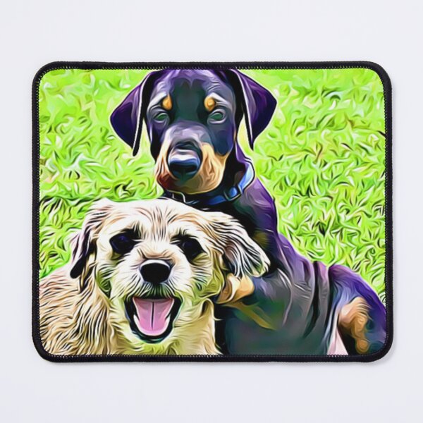Item preview, Two dogs resting in the grass. designed and sold by ZoroDesign.