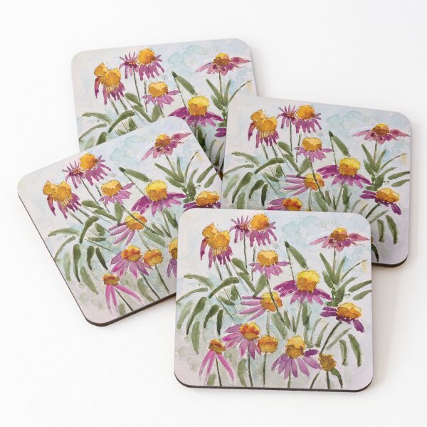 Item preview, Coneflowers #3 designed and sold by Lynne Beattie.