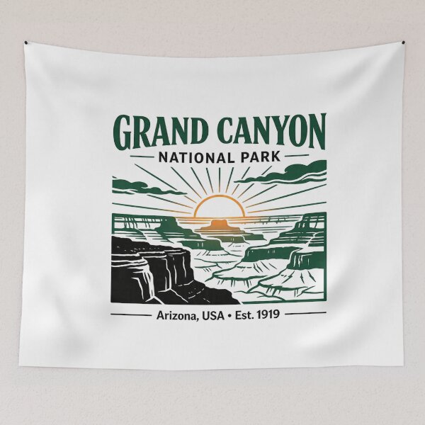 Item preview, Grand Canyon National Park — Arizona, USA  Art Print : UNESCO World Heritage  designed and sold by Panom Suavichien.
