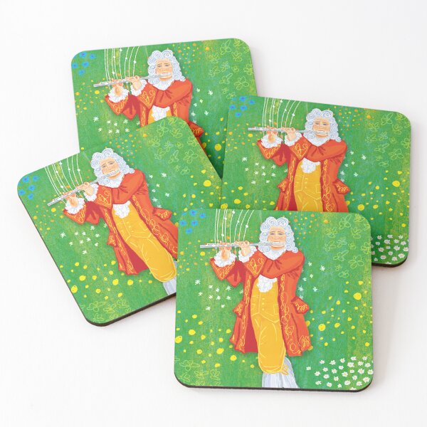 Item preview, Classical music, Baroque musician flutist designed and sold by Bearlala.