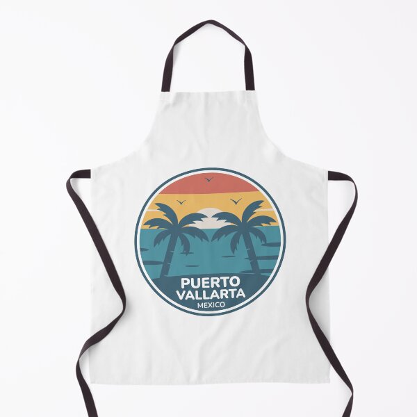 Item preview, Puerto Vallarta Mexico - Retro Sunset Beach Palm Trees Travel designed and sold by Shape Snip Studio.