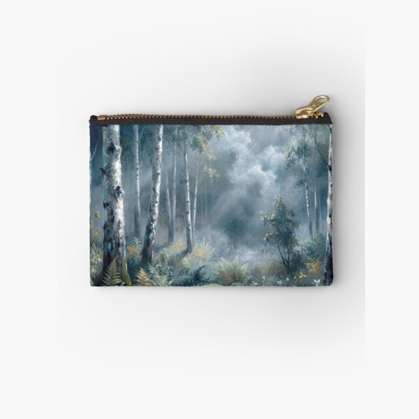 Item preview, Spring Trilliums in a Moonlit Birch Forest designed and sold by Maria Dryfhout.