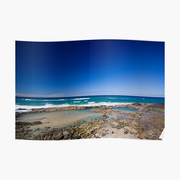 Champagne Pools, Fraser Island Poster