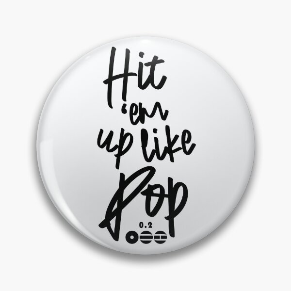 Item preview, Bangtan 0.2 Hit em up Like Pop Lettering Design designed and sold by Khotekmei.