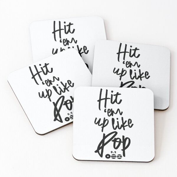 Item preview, Bangtan 0.2 Hit em up Like Pop Lettering Design designed and sold by Khotekmei.