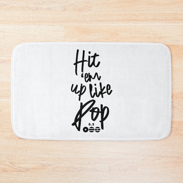 Item preview, Bangtan 0.2 Hit em up Like Pop Lettering Design designed and sold by Khotekmei.