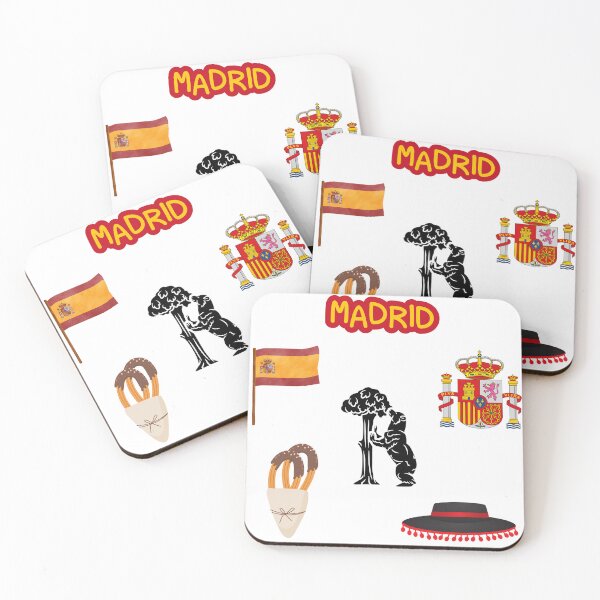 Item preview, Aesthetic Madrid Spain Watercolor Sticker Sheet designed and sold by SaturnStudioart.