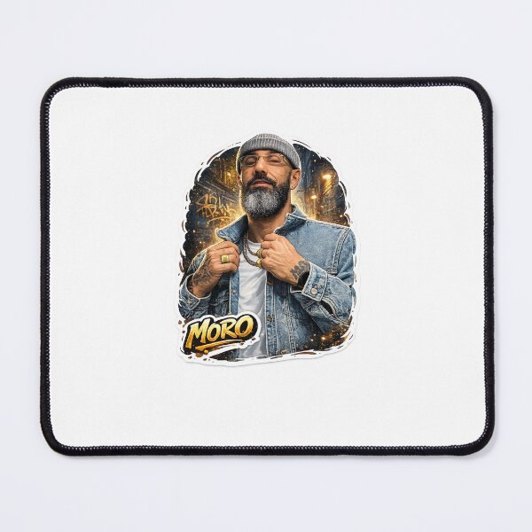 Item preview, Moro Sticker - Moroccan Rap Urban Street Gold Illustration designed and sold by StickerPrénom.
