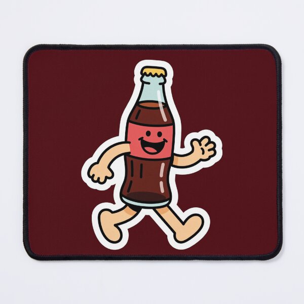 Item preview, Walking Retro Soda – Vintage Cartoon Fizzy Drink Character designed and sold by MerlinWear.