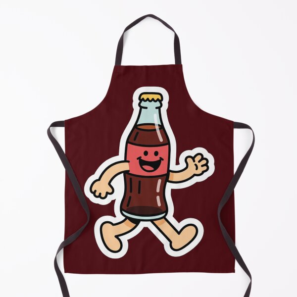 Item preview, Walking Retro Soda – Vintage Cartoon Fizzy Drink Character designed and sold by MerlinWear.