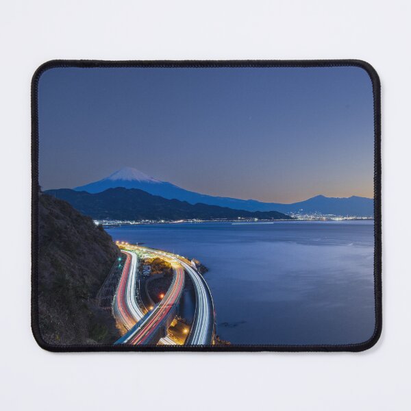 Item preview, Mount Fuji at Golden Hour with Light Trails from Satta-Toge Pass, Shizuoka, Japan designed and sold by Pix4Japan.