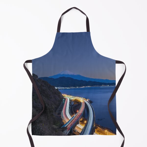 Item preview, Mount Fuji at Golden Hour with Light Trails from Satta-Toge Pass, Shizuoka, Japan designed and sold by Pix4Japan.