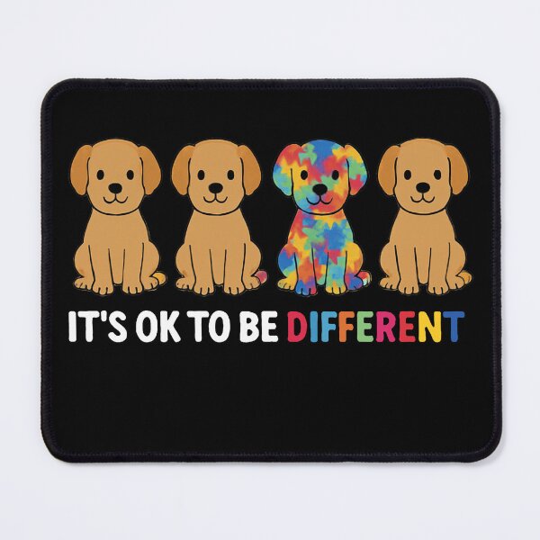 Item preview, Its Ok To Be Different Shirt, Autism Awareness, Different Dog designed and sold by Artovista Vision.
