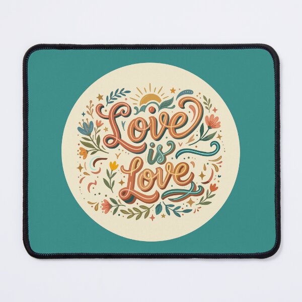 Item preview, Floral Love is Love Typography designed and sold by elife.ds.