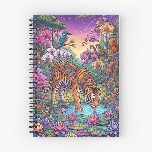 Item preview, The Tiger and the Lotus Pond designed and sold by PP&RAINBOW SHOP.