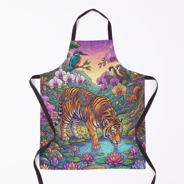 Item preview, The Tiger and the Lotus Pond designed and sold by PP&RAINBOW SHOP.