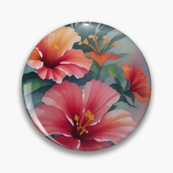 Item preview, Tropical Hibiscus Bloom designed and sold by Serene Strokes Art.