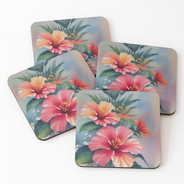 Item preview, Tropical Hibiscus Bloom designed and sold by Serene Strokes Art.