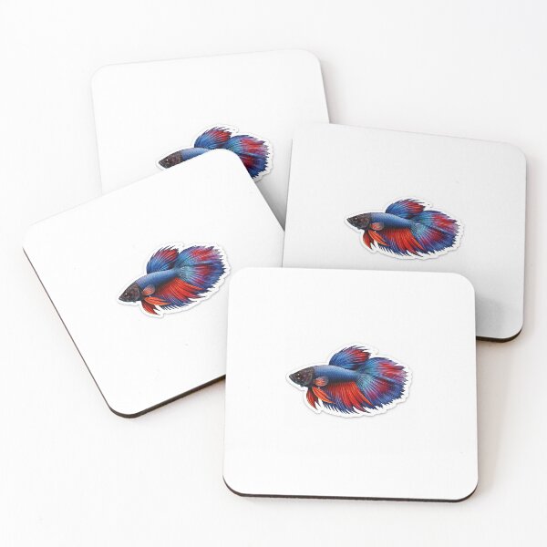 Item preview, Colorful Betta Fish Sticker Tropical Aquarium Fish designed and sold by ZenOtaku Lab.