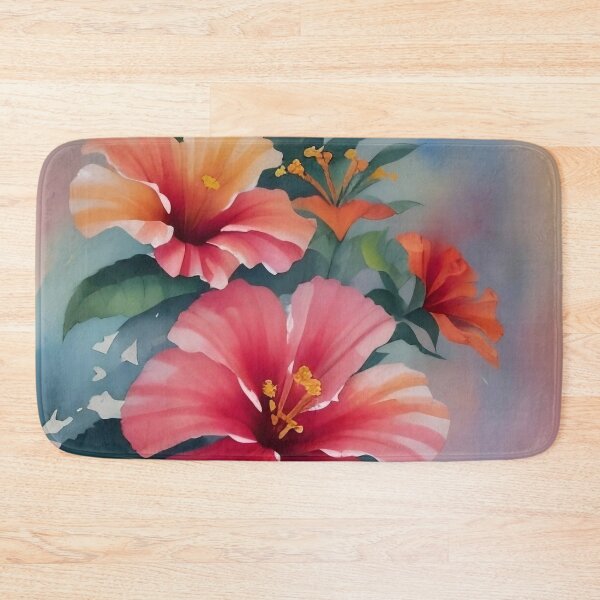 Item preview, Tropical Hibiscus Bloom designed and sold by Serene Strokes Art.