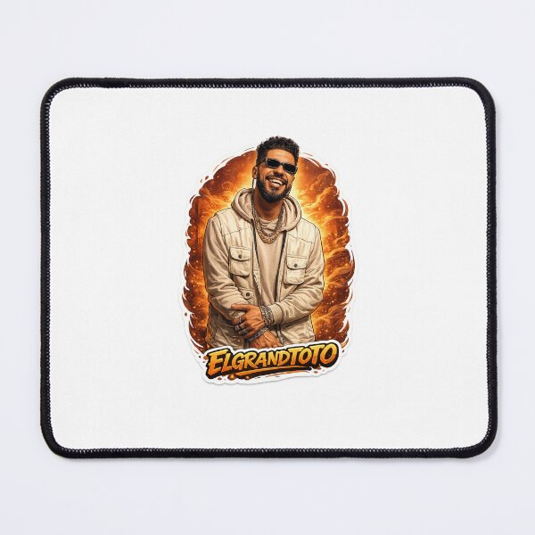 Item preview, Elgrande Toto Sticker - Moroccan Rap Desert Fire Illustration designed and sold by StickerPrénom.