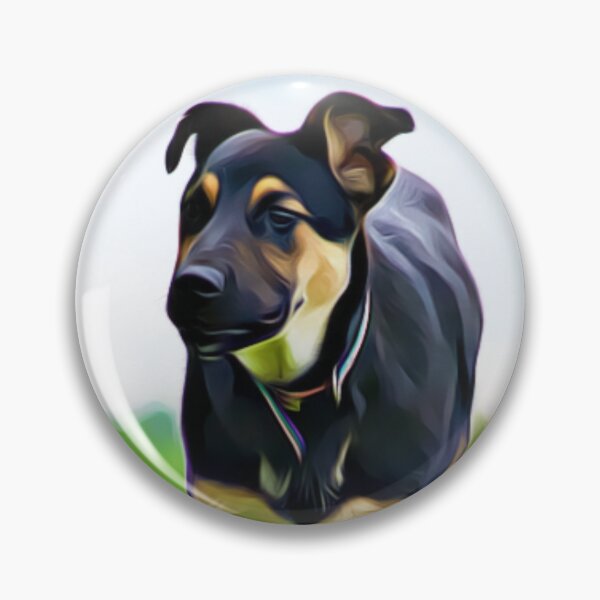 Item preview, A black and tan puppy running through a field. designed and sold by ZoroDesign.