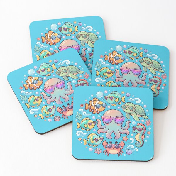 Item preview, Sea animals design  designed and sold by Fun Mood Prints .