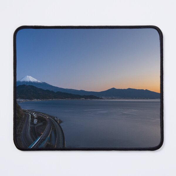 Item preview, Mount Fuji at Golden Hour with Light Trails from Satta-Toge Pass, Shizuoka, Japan designed and sold by Pix4Japan.