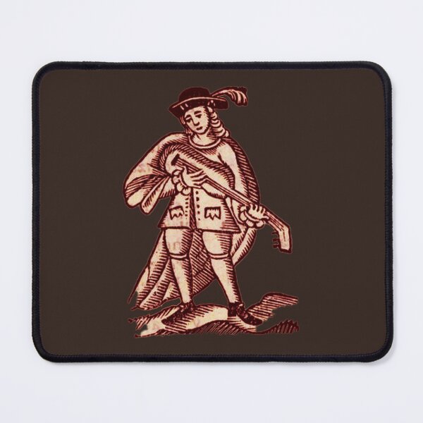 Item preview, Medieval Lute Player (red version) designed and sold by Dungeon-Shop.