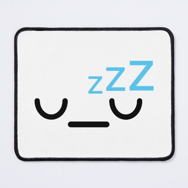 Item preview, Cute kawaii sleeping face designed and sold by BlushyPrint.