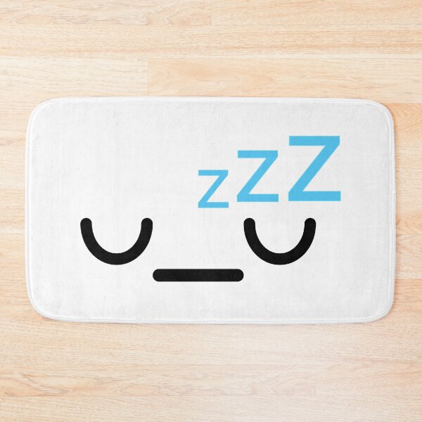 Item preview, Cute kawaii sleeping face designed and sold by BlushyPrint.