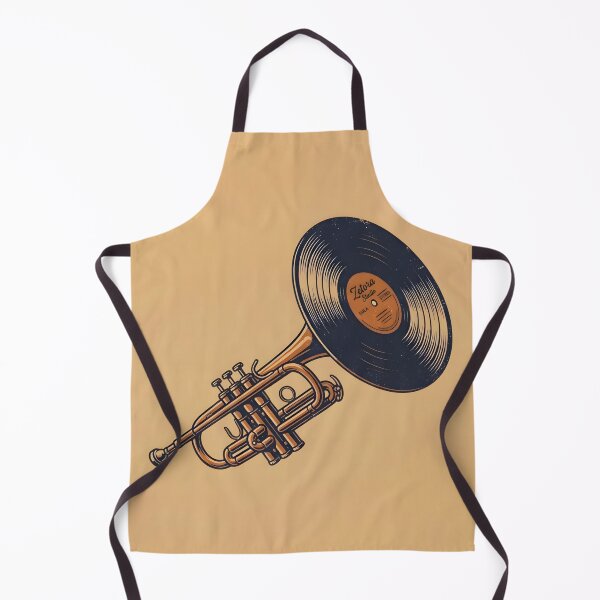 Item preview, Retro Trumpet Vinyl Record Anatomy designed and sold by ZETORA Studio.
