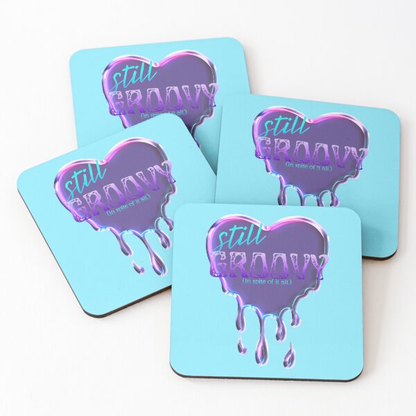 Item preview, Still Groovy in Spite melting purple heart designed and sold by making it groovy. .