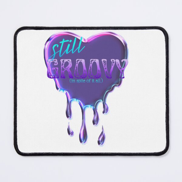 Item preview, Still Groovy in Spite melting purple heart designed and sold by making it groovy. .