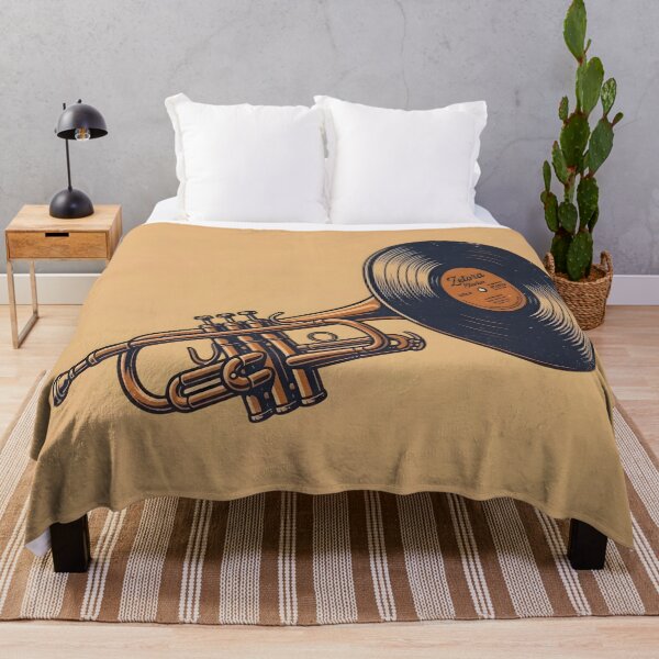 Item preview, Retro Trumpet Vinyl Record Anatomy designed and sold by ZETORA Studio.
