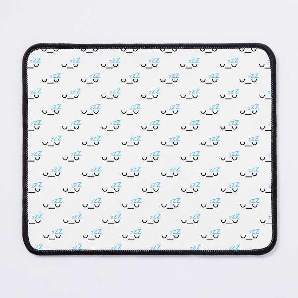 Item preview, Cute kawaii sleeping face pattern designed and sold by BlushyPrint.