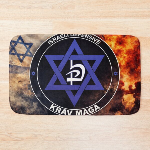 Item preview, Krav Maga Strength – Israeli Defensive Combat Emblem designed and sold by Fei Long Design Hub.