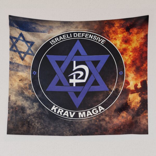 Item preview, Krav Maga Strength – Israeli Defensive Combat Emblem designed and sold by Fei Long Design Hub.