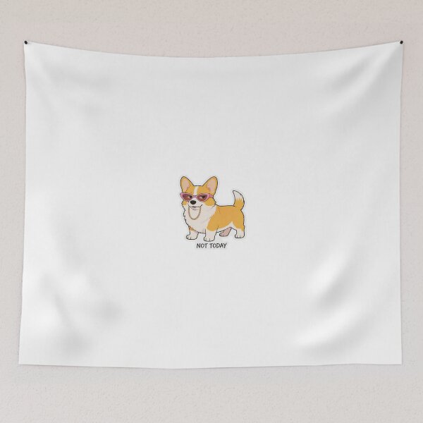 Item preview, Sassy Corgi With Pink Sunglasses Not Today 6 designed and sold by HealthyEnvy.