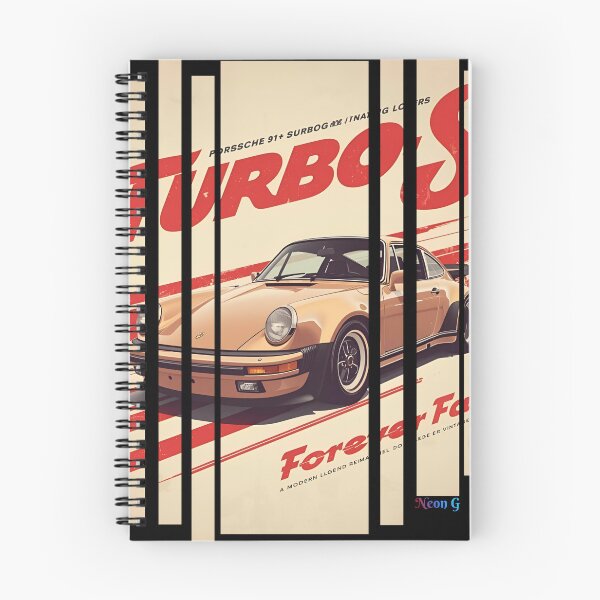 Item preview, Porsch 911 Turbo S inspired Design Vintage racing poster style, dynamic motion lines 15 designed and sold by Neon G.