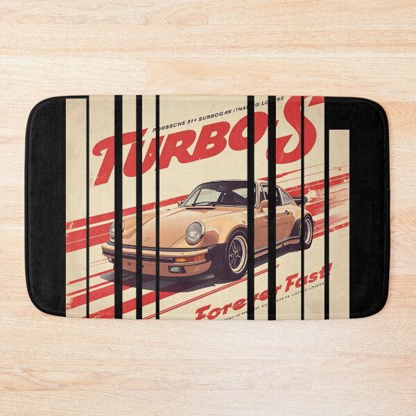Item preview, Porsch 911 Turbo S inspired Design Vintage racing poster style, dynamic motion lines 15 designed and sold by Neon G.