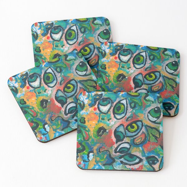 Item preview, Eye Pattern Colorful Abstract designed and sold by DanjaArt.