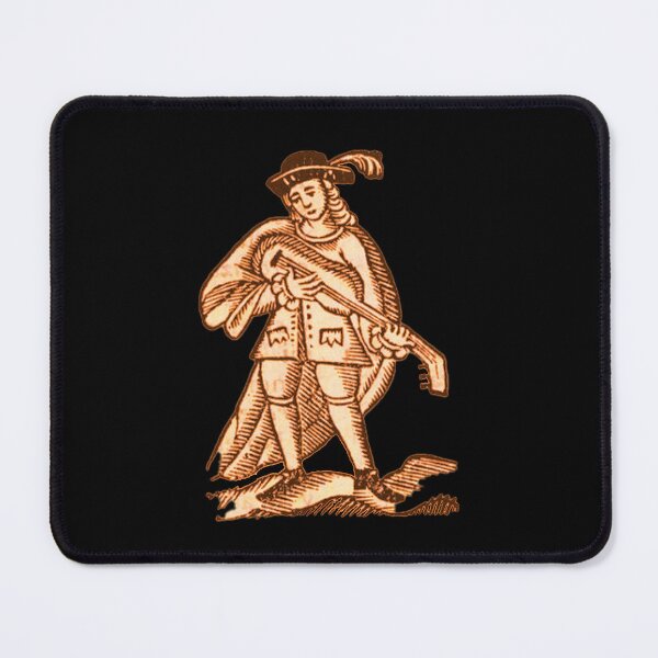 Item preview, Medieval Lute Player (orange version) designed and sold by Dungeon-Shop.