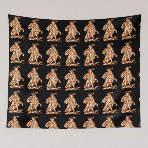 Item preview, Medieval Lute Player (orange version) designed and sold by Dungeon-Shop.