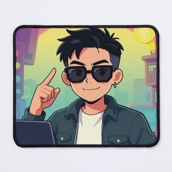 Item preview, Geek Gamer with Glasses – Nerdy Player Aesthetic Design designed and sold by MerlinWear.