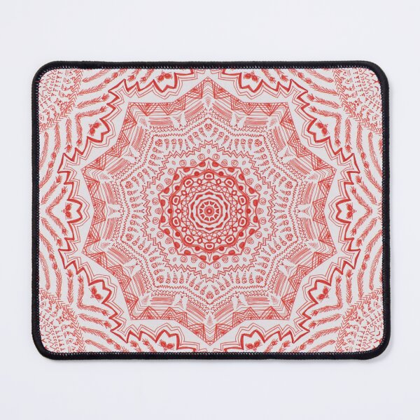 Item preview, Red intrinsic mandala designed and sold by sonamkumari333.