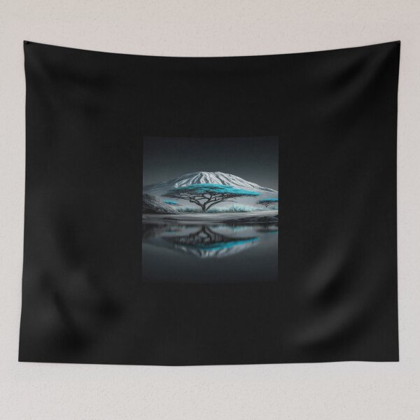 Item preview, Beautiful mountain scenery design illustration  designed and sold by BottleShip2003.