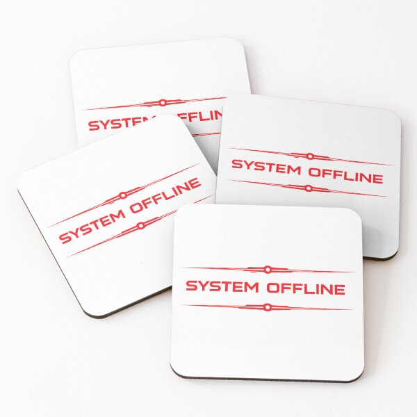 Artikelvorschau, System Offline – Cyber Tech Minimal Glitch Design entworfen und verkauft von UnglaublichGut.