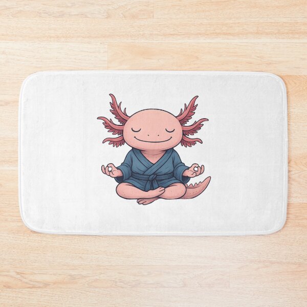 Item preview, Zen Axolotl – Meditating Amphibian in Comic Style designed and sold by Art Happens.